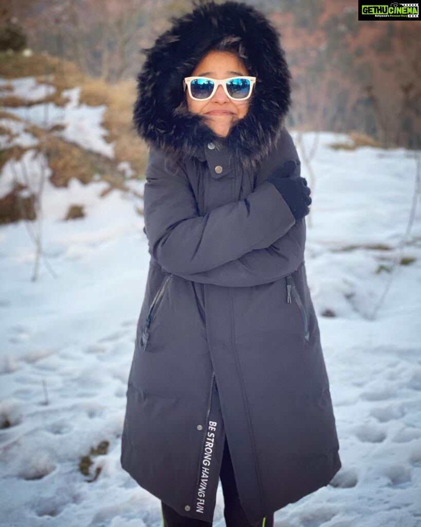 Shweta Tripathi Instagram - Tis the season to be furry!! 🦁❄️ Theog Himachal Pradesh