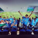 Shweta Tripathi Instagram - They say “firsts” are always special. This happened to be the FIRST time I watched India play live and @virat.kohli made sure it was special and so much more!!! 😍🤩🏏 To be one the 90,000+ people who got the chance to witness India win at the #MCG in the way they did was indescribable! Still can’t process what we witnessed and the roller coaster of emotions we experienced in just 40 overs. The magic of sports never ceases to amaze especially when the magician happens to be #ViratKohli 🫡 aapko!! INDIA…INDIA 👏🏼👏🏼👏🏼🇮🇳 #IndVsPak #BleedBlue #Australia @mcg @visitmelbourne @australia #SeeAustralia #VisitVictoria #TataBattata Melbourne Cricket Ground (MCG)