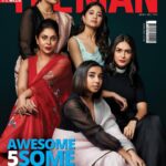 Shweta Tripathi Instagram - Dream like girls, fight like girls, love like girls..be like the girls on this cover of @themanmagazineindia 🤪🤓🥳 With this 😍🤩💪🏼 bunch of women whom I salute!! @shefalishahofficial @mrunalthakur @kushakapila and @mostlysane 💛✨
