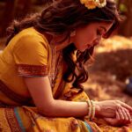 Shweta Tripathi Instagram - Desi Bridgerton ke liye tyyar ✨ 📸 @harshjanii Wearing @toraniofficial @zariinjewelry @tribebyamrapali Styled by @purplerhapsody MUA @hriyamarfatia