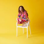 Shweta Tripathi Instagram - How to pose with a🪑101 💁🏽‍♀️✨ Concept and illustrations: @priyamittal23 @yam.india Image courtesy: @_boragraphy Hair and Makeup : @nottthatbasic