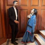 Shweta Tripathi Instagram - Off screen and on screen moods of Dr. Maya Bhasin 🙃🤓 Had lots of reasons to 😊🤣🥰 because of the 💛s involved in this 🎥 Luckily clicked a few photos with some too. Thank you @akvarious for making me a part of Rashmi’s world 🤗🤗 Makeup artist @nisha.karna Hair @mehvish.majithia Costume designer @rohitrchaturvedi #RashmiRocket #RSVP #Zee5