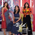 Shweta Tripathi Instagram - Hey hiiiii 💙✨ Feeling super 😎🤩 with the wonderful and powerful @dollysingh and @karuna.nundy thank you @elleindia 🤗 ------ Content director & Editor: @kamna.malik Photographer: @behalsahil Fashion editor: @zohacastelino HMU: @bishu.sinha, @paromita4606 and @jeanclaudebiguineindia Production: @gostudio.in, @peanutbutterind Marketing head: @ekta_ashar Assisted by: @siddhidolas, @rajvijhaveri18 (styling)