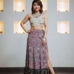Shweta Tripathi Instagram - @payalsinghal giving me the 💃🏽 feels✨ Wearing @tribebyamrapali @payalsinghal Styled by @purplerhapsody HMU @divyasancheti 📸 @theweddingstory_official