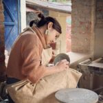 Shweta Tripathi Instagram – Happiness is..
Doing pottery with @mallikadua & @andretta.pottery ⛅️✨ Andretta Pottery