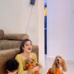 Siri Hanumanth Instagram – ❤️
.
.
Wearing : @wardrobe.talks 
Thank u @rootedindian ❤️
@childartist_chaitu @herothecockerspaniel