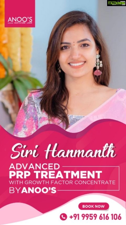 Siri Hanumanth Instagram - Watch the full reel to see Siri's hair journey and hear her testimonial about Anoos' hair fall and hair regrowth treatment. Thank you, Siri, for sharing your experience with us! π Book Your Appointment Today: +9199596 16106 #anoosindia #hairfalltreatment #hairregrowth #haircare #healthyhair #beauty #testimonial #happyclient #selflove #transformation #sirihanumanth #hairtransformation #confidence #happyme