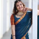 Siri Hanumanth Instagram - Wearing : @pari.designers_ Jewellery : @emmadi_silver_jewellery 📸 @venkat_tammana