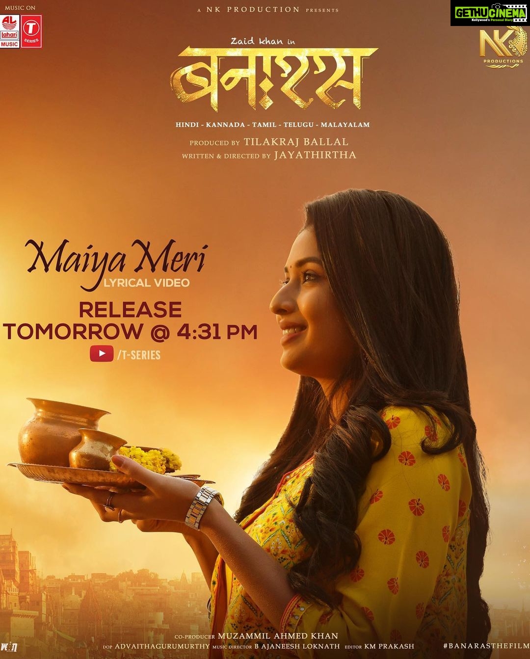 Sonal Monteiro Instagram - It has been a wonderful journey to witness the amount of love we have received β¦ we are back with yet another song that is going to be connected to a lot of people out there π . #banaras #sonalmonteiro #zaidkhan #telugusongs #kannada #bollywood #chennai #malayalam #kerala #tamilsong #telugu #hindisongs #sandalwood #tollywood #kollywood