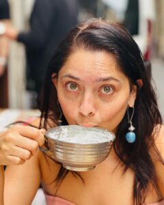 Sonalee Kulkarni Instagram - Last post dedicated to the food of #Istanbul ! 

P.S. Guess the drink 😇

#sonaleekulkarni #foodblogger #kebabs #donerkebab #turkishfood #ayaran ##baklava #travelphotography #turkey #lastpost