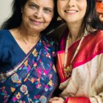 Sonalee Kulkarni Instagram - When you have a mother who is happy everyday then it’s a happy Mother’s Day everyday! #happymothersday #sonaleekulkarni #savikulkarni #motherdaughter #love #bestfriends #bffs #mother #daughter #duo #merimaa #aai #jhimma #women