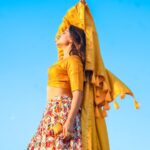 Sonalee Kulkarni Instagram - सोने जैसा…. 🧡 In the #goldencity #at the #goldenhour amidst the #goldensand wearing a #goldendress …….. Could there be any more #gold 🧡 #photoseries by @rafikollam_ Outfit by @tanishkweddingsaree Jewellery @shivshahi796 #sonaleekulkarni #desert #yellow #golden #jaisalmer #rajasthan Jaisalmer - The Golden City