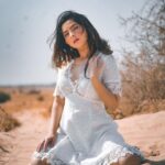 Sonalee Kulkarni Instagram - Hesperocallis 🌵 #desertlily #white #flower #whiteandgrey #photoseries #sonaleekulkarni #desert #lily #white #grey #gray Sam Sand Dunes Jaisalmer