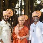 Sonalee Kulkarni Instagram - शिवजन्मोत्सवासाठी खास… 🚩 @strilokaa #saree #navvari🥻 And #men in @royaltasta शिवजातस्य collection #kurta #sonaleekulkarni #aashaykulkarni #chatrapatishivajimaharaj #chatrapatisambhajimaharaj #chatrapatirajarammaharaj #chatrapatitararani @jrahul11 शनिवार वाडा पुणे