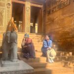 Sonalee Kulkarni Instagram - I don’t get #mondayblues I only wear #blues on #monday 💙 😉🤪 #sonaleekulkarni #jaisalmer #goldencity #suwarnanagri #rajasthan #traveller #love Golden Fort - Jaisalmer
