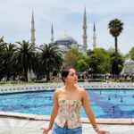 Sonalee Kulkarni Instagram - #istanbul is the only city where you can cross continents by boat but you still can’t find your way out of the #grandbazaar … Swipe through to see photos matching the quote! 1. #topkapipalace where you see #asia on the right and #europe on the left of the #bosphorus ! 2. Backdrop of the #bluemosque 3. & 4. A walk in the town centre 5. Backdrop of the #hagiasophia mosque 🕌 6. Garden of hotel #enderun 7. Enjoying a kebab at @sehzadecagkebap 8. Inside the #grandbazaar 9. And finally finding my way out of the @grandbazaarofistanbul #sonaleekulkarni #visitistanbul #istanbul #birthdaytrip #birthdayweek #traveller İstanbul Turkey