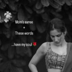 Sonnalli Seygall Instagram – Dear Mumma, incase you were wondering where your saree went 🥹 🌹 

🎥 @dieppj 

#sareelove #blacknwhite #artistic #trendingreels #reelkarofeelkaro #desigirl #indianwear