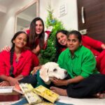Sonnalli Seygall Instagram - It’s a Merry Christmas ❤️ #christmas2022 #happyholidays #familytime #doggiechristmas #labsofinstagram