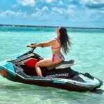Sonnalli Seygall Instagram - Power through 🐬☀️ Disclaimer- A lot of ppl think I’m only travelling all year through, whereas the reality is I’m sitting on my bed in Mumbai, having chai n posting this. Power of #throwback 😆🤟 #Maldives #travelwithsonnalli #waterbaby #vacationdiaries #travel #jetski