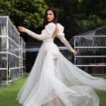 Sonnalli Seygall Instagram - Dear Disney, I’m ready for my own movie now 👸 Hair by @shardahairstyles Shot by @photographybyafn Styled by @aesana0710 Outfit @ranbirmukherjeeofficial Location @gallopsmumbai #fashion #thursdaymood #princessfeels #ootd #fairytalevibe