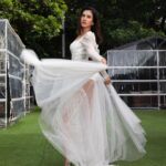 Sonnalli Seygall Instagram - Dear Disney, I’m ready for my own movie now 👸 Hair by @shardahairstyles Shot by @photographybyafn Styled by @aesana0710 Outfit @ranbirmukherjeeofficial Location @gallopsmumbai #fashion #thursdaymood #princessfeels #ootd #fairytalevibe