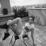 Sonnalli Seygall Instagram - Love making strange shapes with my body. Photographer: @dieppj #blackandwhite #blackandwhitephotography #wednesdaymood #rainyday