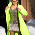 Sonnalli Seygall Instagram - No such thing as too much neon 💚 For #HTmoststylish Outfit: @karleofashion Muh: @eshaasikka Stylist: @trishadjani Photograph: @photographybyafn #glam #photoshoot #neon #sundaymood