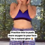 Sonnalli Seygall Instagram - “Where there’s flow, there’s glow” ——————————————————————————————— Mukh Dhamini- A preparatory kriya or a breathing excercise, great for blood circulation and to push more oxygen into your face. And ofcourse your lungs. Ditch your oxyfacials and try this natural option! ——————————————————————————————— #beautyhacks #naturalremedies #yoga #pranayam #breathingexercises #ayurveda #skincaretips #skincarereels #reelit #healthylifestyle #wellnesslifestyle