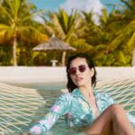 Sonnalli Seygall Instagram - I’m that wild soul 🌿 Location: @paradisemaldives Jewellery: @anaqajewels #maldives #islandlife #traveldiaries #paradise #vacaymodeon #travelwithsonnalli Paradise Island Maldives