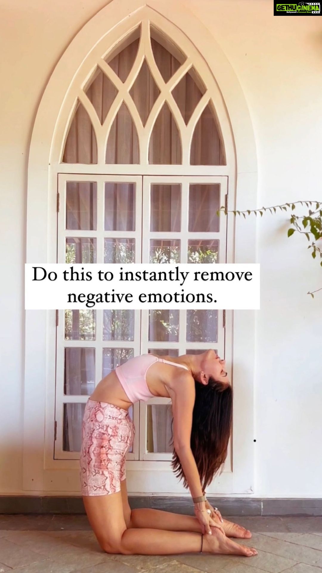 Sonnalli Seygall Instagram - All backward bends are heart openers. And all heart openers help us release negative emotions which stay locked in our Anahata chakra. Ustrasana or Camel pose is one of my favourite heart openers which all strengthens your hamstrings, glutes and abdomen. Try it next time you need to release yourself emotionally π #HappyHealing ββββββββββββββββββββββββββββββββ #ustrasana #camelpose #heartopener #yogareels #yogawithsonnalli #healthyliving #fitnessmotivation #selflove #yogagirl #anahatachakra #healyourself