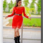 Sowmya Rao Nadig Instagram - ❤️ #sowmyarao #sowmyasharada Costume @divya_varun_official Photography @naveen_photography_official #jabardasth #reddress #etvtelugu #positivity