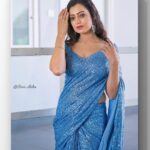 Sowmya Rao Nadig Instagram - Simplicity has it’s own charm 🧚🏻 #sowmyasharada #sowmyarao Costume @divya_varun_official Photography @ravi_cross_clickx #jabardasth #saree #positivevibes