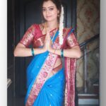 Sowmya Rao Nadig Instagram - Happy Kannada Rajyotsava to all ………. #sowmyasharada #kannada #festival #serial #sareelove #traditional