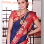 Sowmya Rao Nadig Instagram - Helo friends.. good morning 🙌😚💛 Costume @laxmikrishnaofficial #explorepage #saree #traditional #serialactress #telguactress