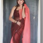 Sowmya Rao Nadig Instagram - Trust the timing of your Life #sowmyasharada #positivequotes #saree #sareelove #serial #shoot