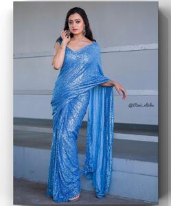 Sowmya Raoh Instagram - Simplicity has it’s own charm 🧚🏻
#sowmyasharada #sowmyarao 

Costume @divya_varun_official 
Photography @ravi_cross_clickx 

#jabardasth #saree #positivevibes