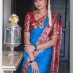 Sowmya Rao Nadig Instagram - Happy Kannada Rajyotsava to all ………. #sowmyasharada #kannada #festival #serial #sareelove #traditional