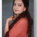 Sowmya Rao Nadig Instagram - Trust the timing of your Life #sowmyasharada #positivequotes #saree #sareelove #serial #shoot