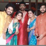 Sowmya Rao Nadig Instagram - Happy Gowri Ganesha festival to all…. @shafna.nizam @actor_dwarakesh @actor_nandu @actor_vinodmaganti #ganeshchaturthi #gauriganpati