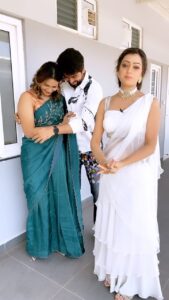 Sowmya Rao Nadig Instagram - Hopeless people 🫣🫣🫣 #sowmyasharada #sowmyarao #jathiratnalu #respect #funny #reels #jessie #swethavarma #dialogue #action #comedy #explore