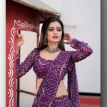 Sowmya Rao Nadig Instagram - 🔮💜 Costume @divya_varun_official Jewellery @emmadi_silver_jewellery #sowmyasharada #sowmyarao #jabardasth #etvtelugu #positivevibes