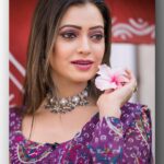 Sowmya Rao Nadig Instagram - 🔮💜 Costume @divya_varun_official Jewellery @emmadi_silver_jewellery #sowmyasharada #sowmyarao #jabardasth #etvtelugu #positivevibes