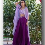 Sowmya Rao Nadig Instagram - Vibe in 💜 #sowmyasharada #sowmyarao Costume @divya_varun_official Makeup @vivid_makeups Photography @ravi_cross_clickx #positivevibes #positivity #jabardasth #etvtelugu