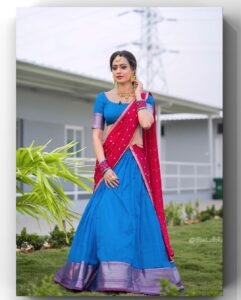Sowmya Raoh Instagram - Festival Vibes 🎋
#sowmyasharada #sowmyarao 

Costume @divya_varun_official 
Photography @ravi_cross_clickx 

#pongal #makarsankranti2023 #makarsankranti #indianfestival #jabardasth #etvtelugu #tamil #festivalvibes