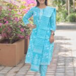 Sridevi Ashok Instagram - 💥Look simple, classy and gratefull in handblock pure cotton kurta sets💥 From @pennae_unakaga_ (JUSTFORWOMEN) 🌟🌟The perfect kurti that goes with every outfit,is an easy-to-wear versatile piece for Summer wear, daily wear. @pennae_unakaga_ 🌟🌟 #srideviashok #cottonkurti #cottonkurtaset #summerwear #budgetfriendly #dailywear #supportsmallbusiness