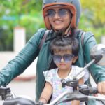 Sridevi Ashok Instagram - Happiness is mother and daughter time.. @sitara_chintala Photo : @ashok_chintala .. . . . . @honda2wheelerin @hondabigbike @hondabigwingchennaisouth @hondabigwingtoplinechennai #axorhelmets @veromodaindia #veromoda