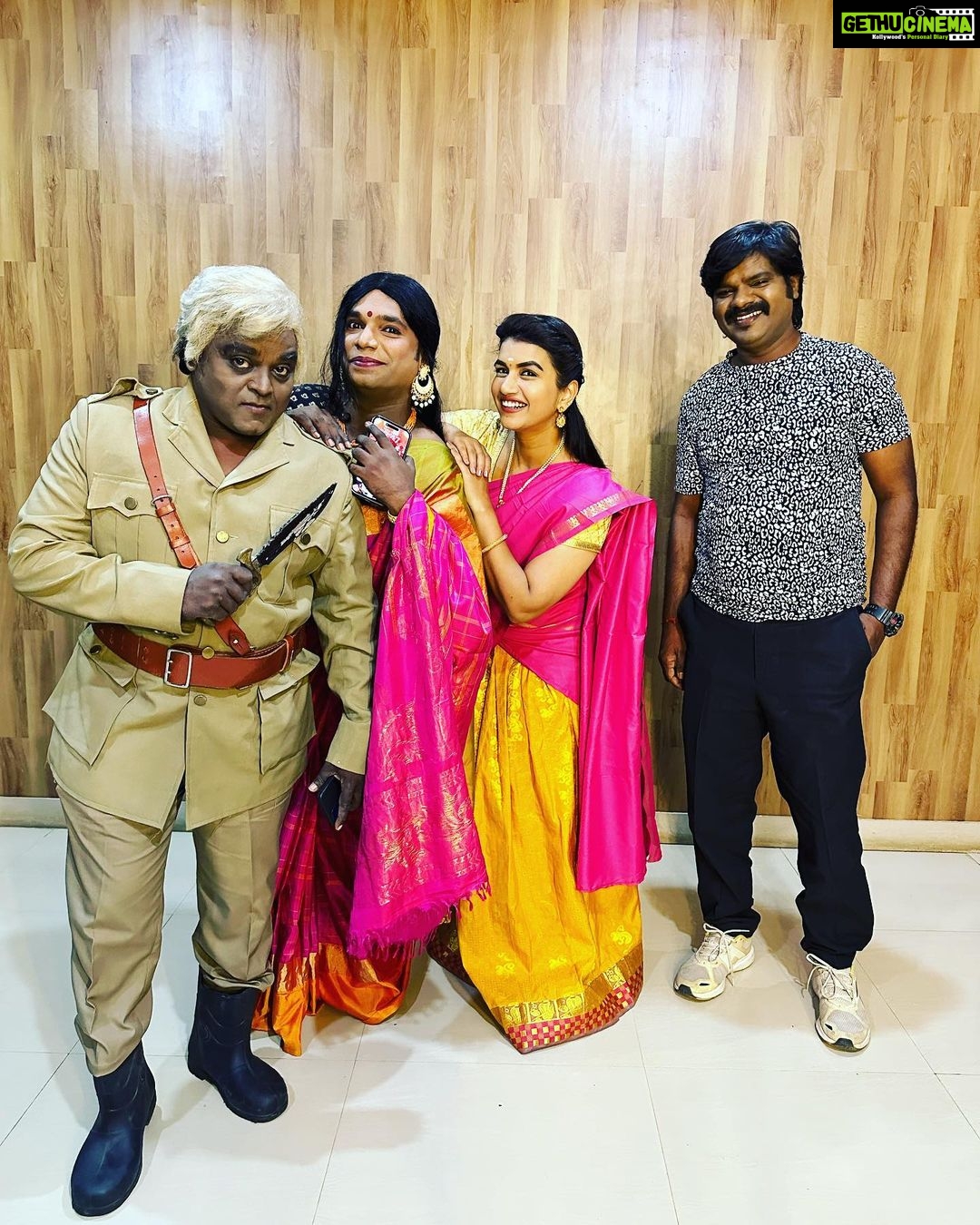 Sridevi Ashok Instagram - Its all about kpychampions4!! I always admire them since adhu idhu yedhu!! Now iam glad to be a part of kpy champions season 4 and with these super fun filled people!!