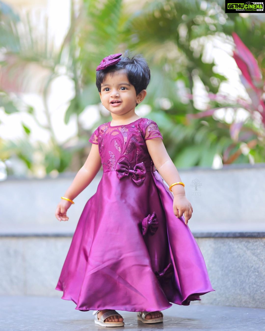 Sridevi Ashok Instagram - Happy Evening 🥰❤️ @sitara_chintala Dress : @label._j Photography: @rootzstudios