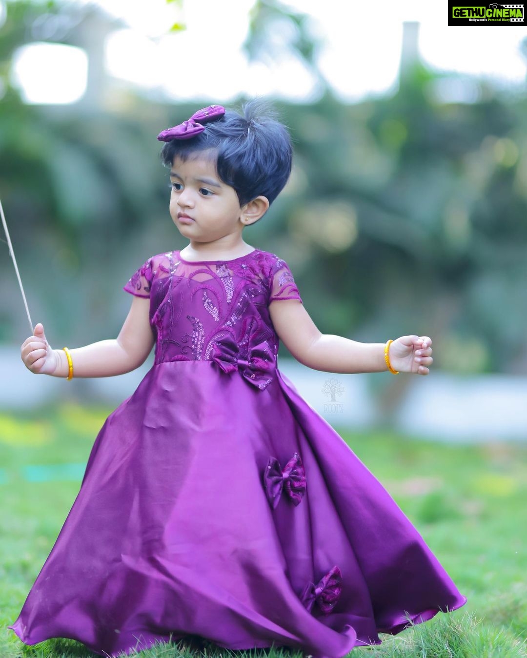 Sridevi Ashok Instagram - Happy Evening 🥰❤️ @sitara_chintala Dress : @label._j Photography: @rootzstudios