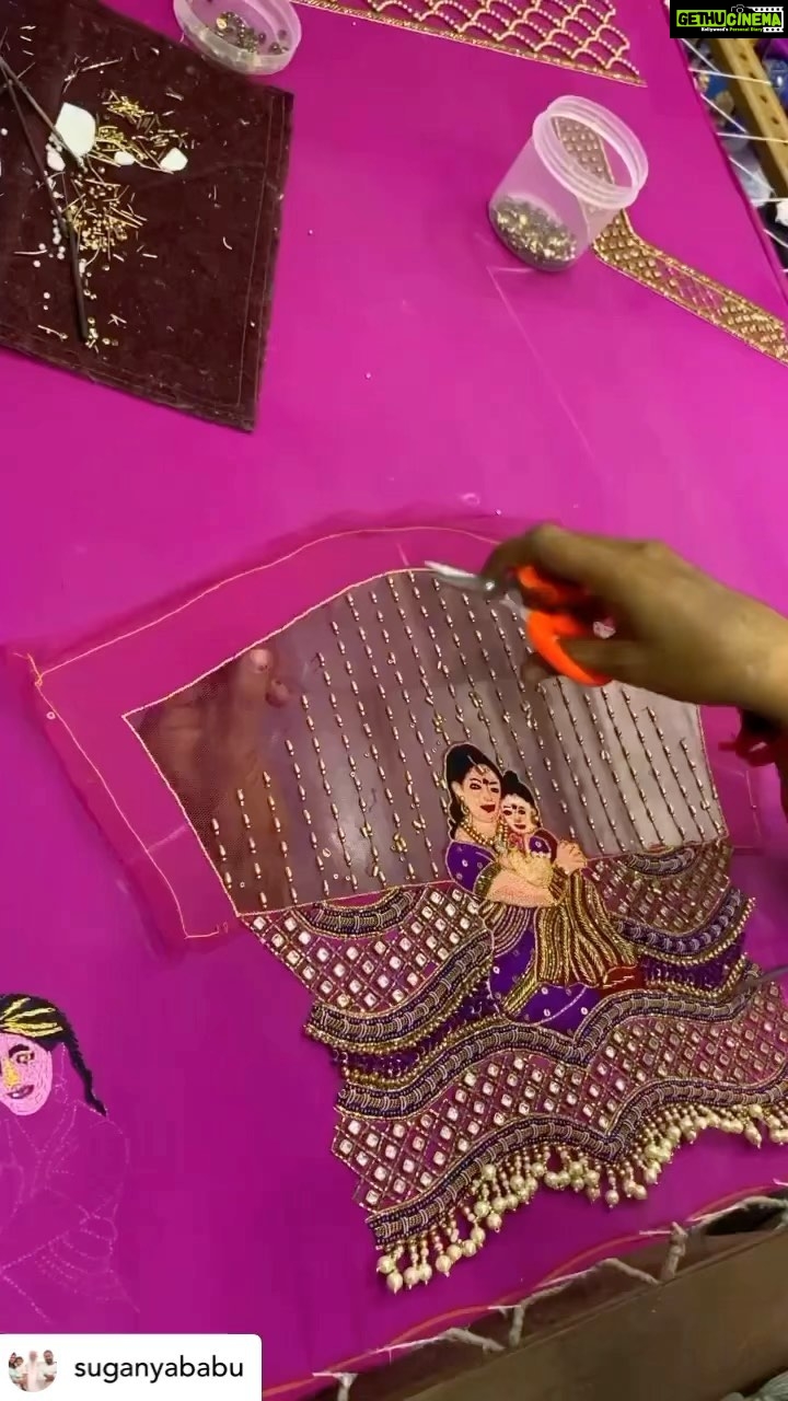 Sridevi Ashok Instagram - Our most popular seemandham blouse.. years pass yet our favourite.. @srideviashok_official Blouse:- @suganyababu #celebritydesigner#celebrity #tollywood #tollywoodactress #suganyasneedlezandthreadz #tollywooddirector #designerdresses #chennaidesigner #designerinchennai #chennaiboutique #customizeddesign #customizeddress #tollywooddesigner#babyshowerblousedesign #babyshowerblouse #babyshower#babyshowerideas #celebritybabies #seemantham #photoshootideas #babyshowerphotography #babyshowermakeup #designerblouse #radhakrishna #krishnan #krishnalove #krishnaembroidery #emboridery #emboriderywork